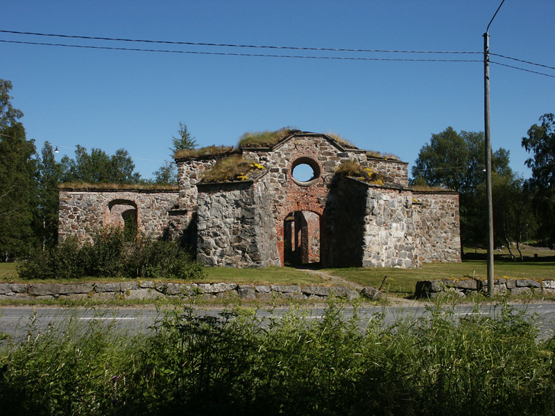 Picture from the ruin area at old Vaasa